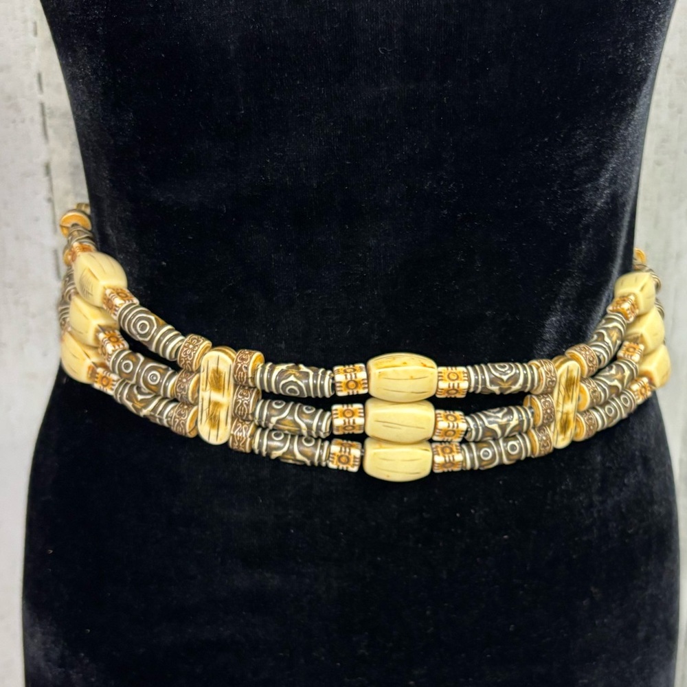 Adjustable Beaded Belt‎